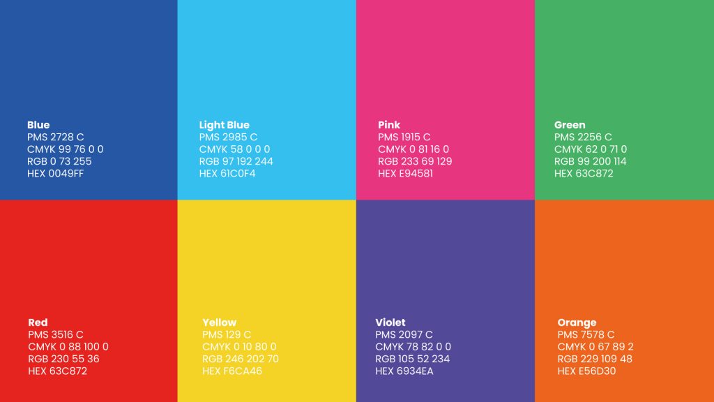 Color palette OPIT